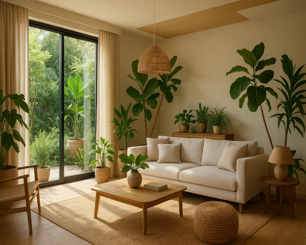 phong-khach-thiet-ke-biophilic-da-nang