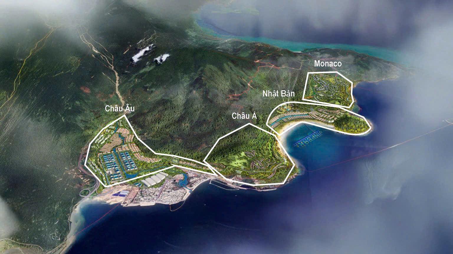 Quy hoạch tổng thể Vinhomes Hải Vân Bay – các phân khu Châu Âu, Châu Á, Nhật Bản, Monaco